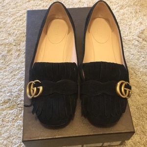 Authentic Gucci Marmont flats size 38